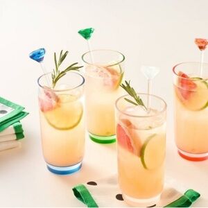 Kate Spade x Target Colorful Diamond Stir Swizzle Sticks NWT